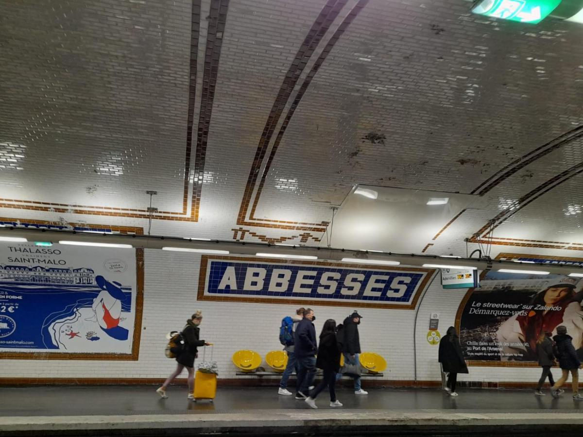 Studio Equipe Metro Abbesses A Montmartre Apartman Párizs Kültér fotó
